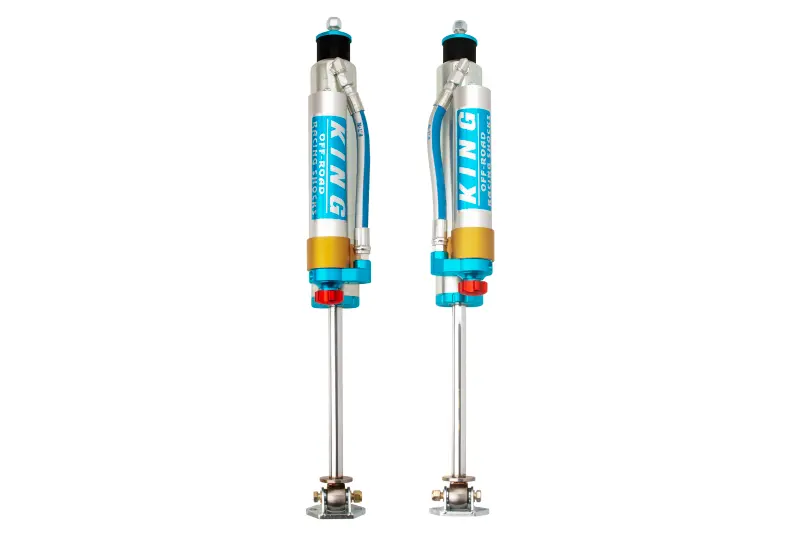 King Shocks | 1984-2000 Jeep Cherokee Xj Front 2.5 Piggy Hose Reservoir Shock 5-6 Inch Lift With Adjuster - Pair 1