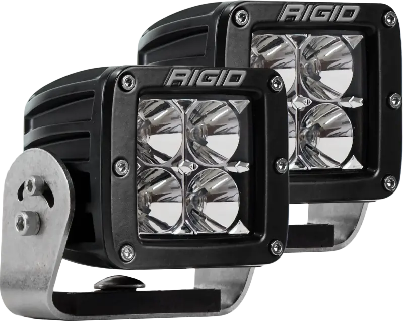 Rigid Industries | Dually Hd Black- Flood - Set Of 2 1