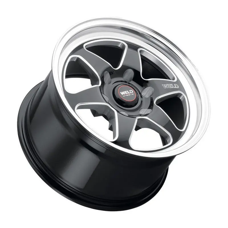 Weld 17X7 Ventura 6 Drag 6X139.7 Et00 Bs4.00 Gloss Blk Mil Dia 106.1 1