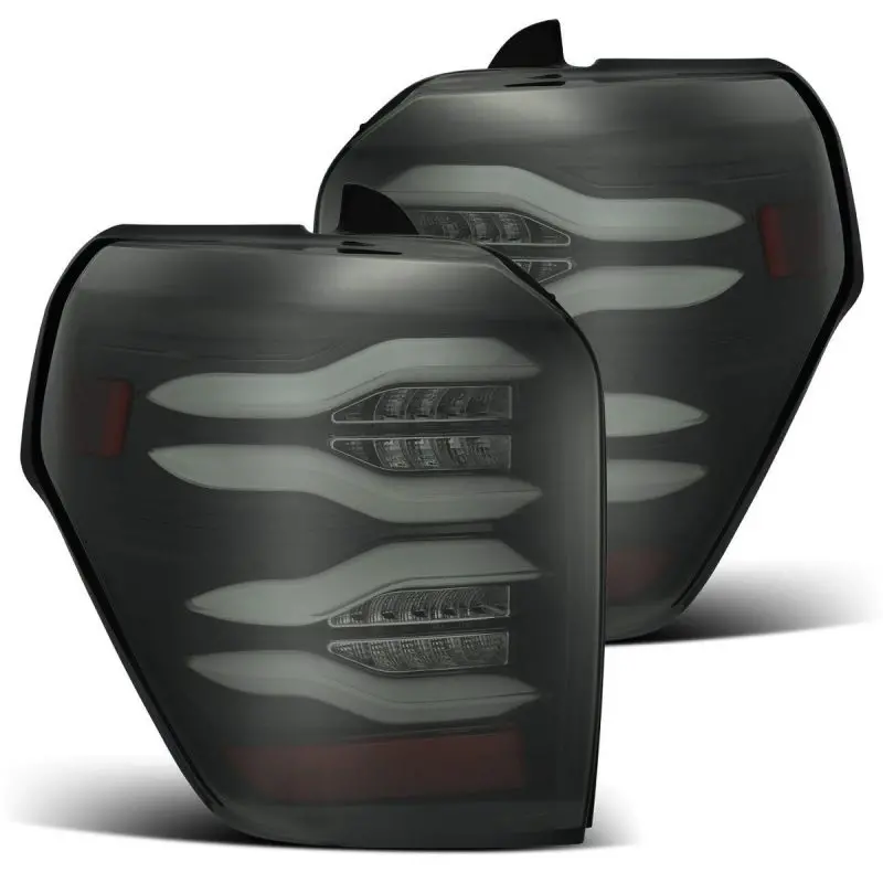 Alpharex 10-21 Toyota 4Runner Pro-Series Led Tail Lights Jet Black 2