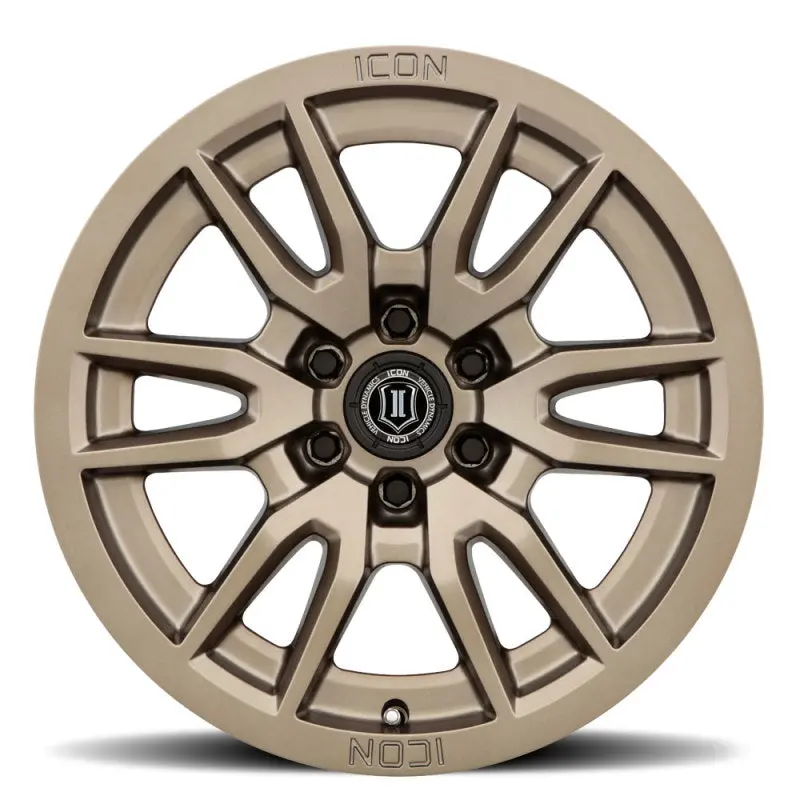 Icon Vector 6 17X8.5 6X5.5 0Mm Offset 4.75In Bs 106.1Mm Bore Bronze Wheel 2
