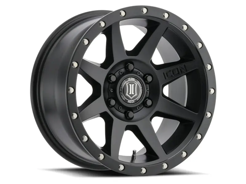 Icon Rebound 18X9 5X5 -12Mm Offset 4.5In Bs 71.5Mm Bore Satin Black Wheel 1