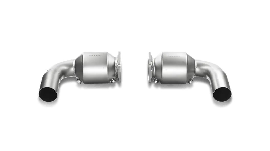 Akrapovič Titanium Link Pipe Set With Catalytic Converter – For 2010–2013 Porsche 911 Turbo & Turbo S (997) 1
