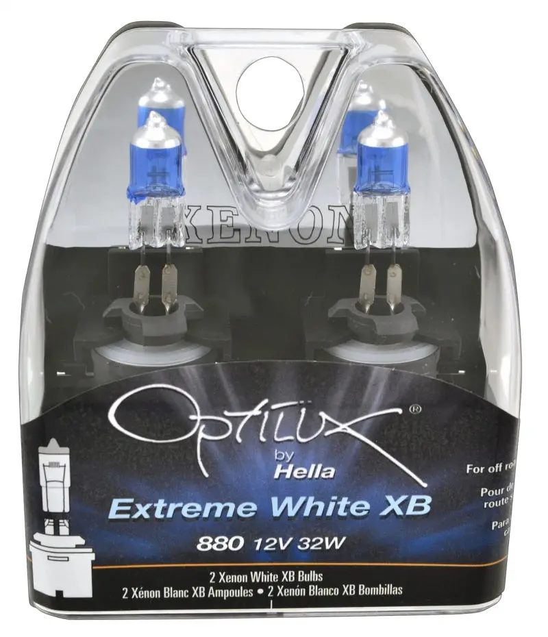 Hella 880 Xenon White Bulb – 12V, 32W, Pack Of Two 1