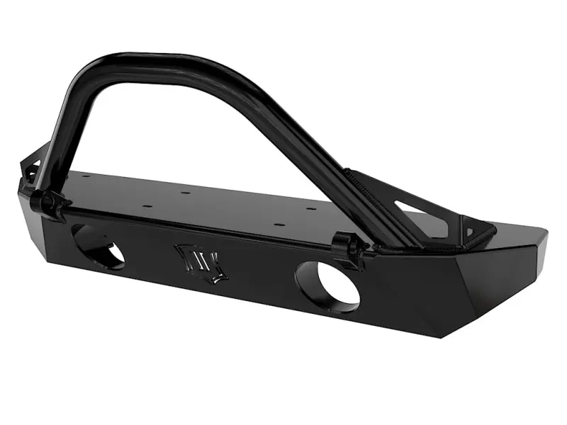 Icon 07-18 Jeep Wrangler Jk Comp Series Front Bumper W/Fogs/Bars/Tabs 1
