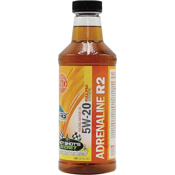 Hot Shot's Secret | Adrenaline R-Series Full Synthetic Racing Oil 5W-20 R2 - 1 Quart 1