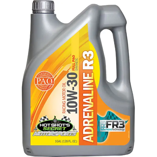Hot Shot's Secret | Adrenaline R-Series Full Synthetic Racing Oil 10W-30 R3 - 1 Gallon 1