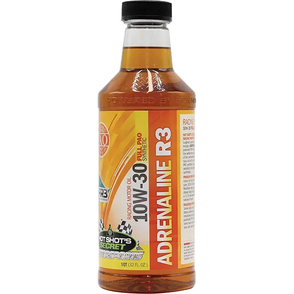 Hot Shot's Secret | Adrenaline R-Series Full Synthetic Racing Oil 10W-30 R3 - 1 Quart 1