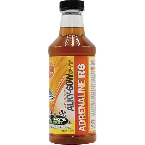 Hot Shot's Secret | Adrenaline R-Series Full Synthetic Racing Oil 60W R6 Alky - 1 Quart 1