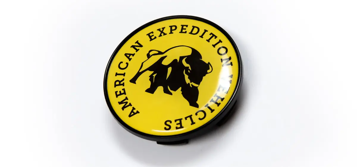 Aev Conversions | Large Bore Logo Center Cap - Yellow 1