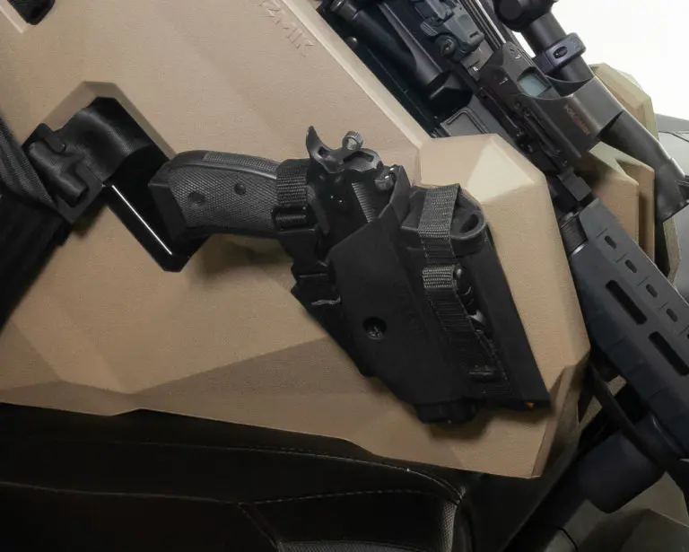 Seizmik 07501 Icos Pistol & Magazine Holster Add‑On Kit (1 Pair) – For Icos Gun Holder – Silent, Secure In‑Cab Firearm Storage 1