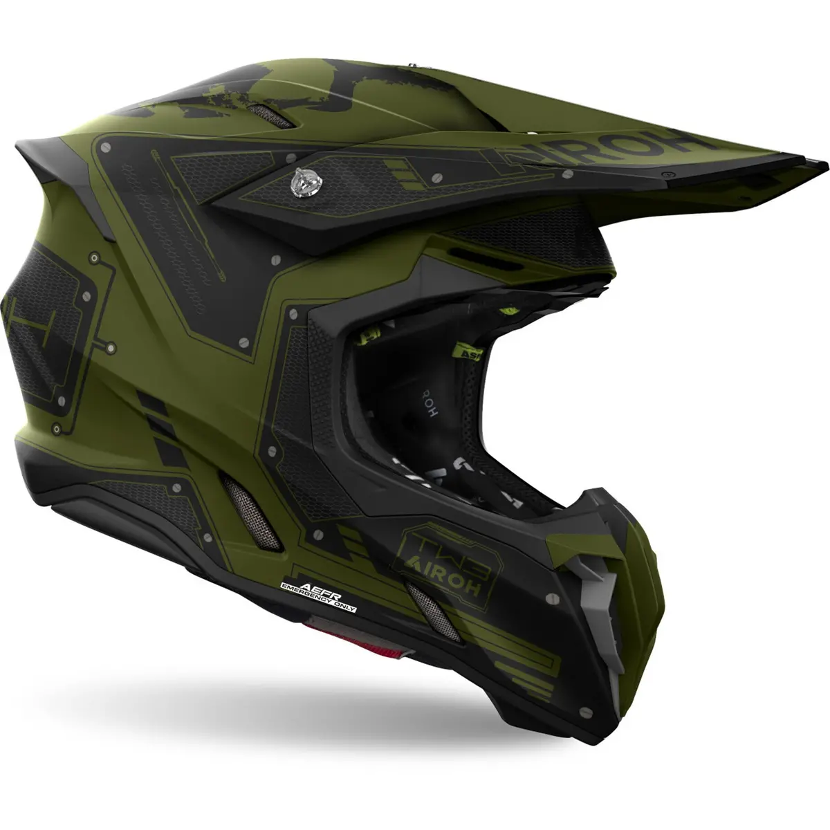 Airoh Twist 3 Military Helmet (Matte) 1