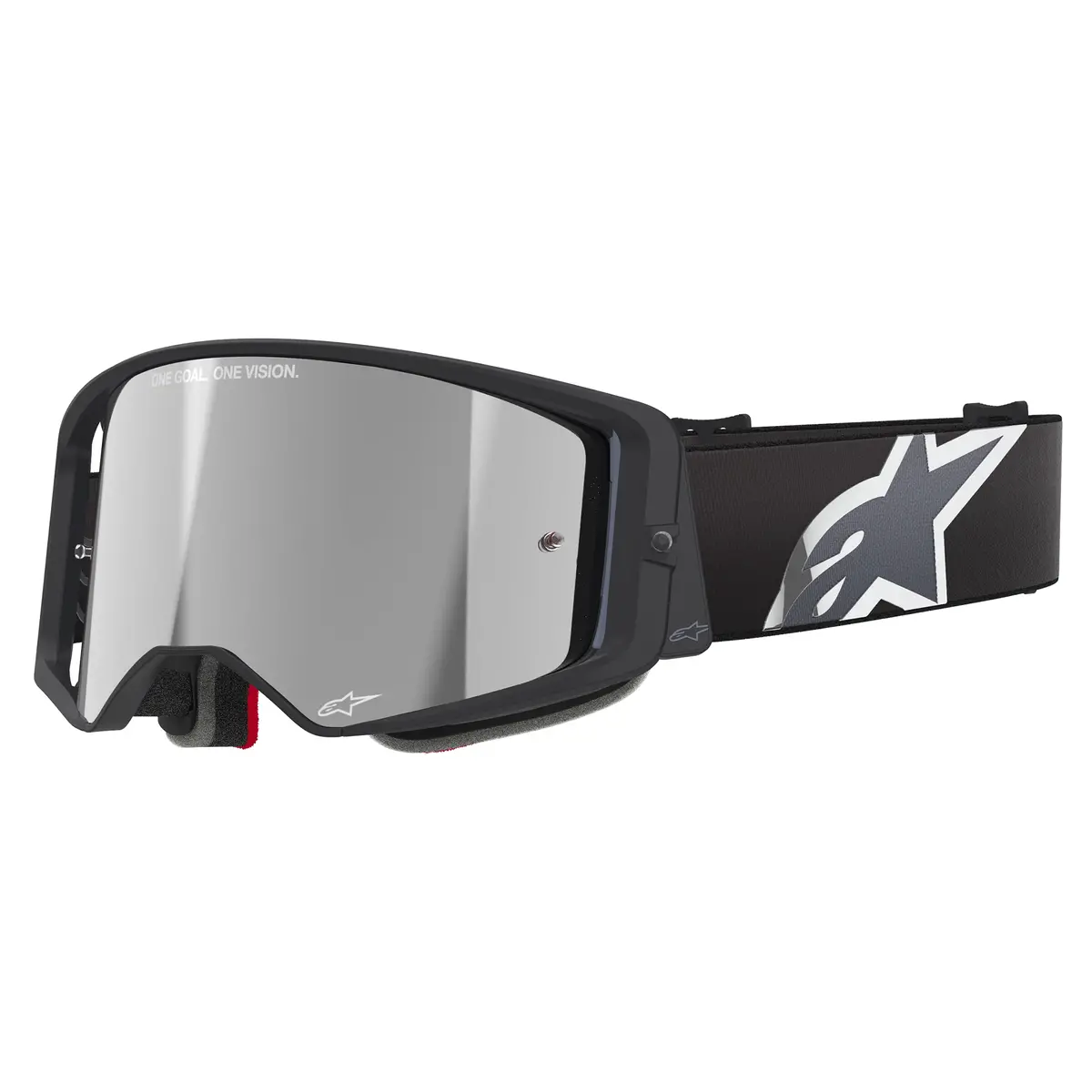 Alpinestars Supertech Corp Goggles Absolute Vision - Black (Mirror Silver Lens) 1