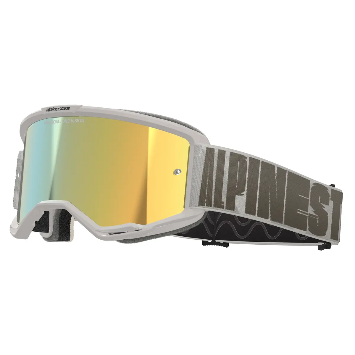 Alpinestars Vision 5 Hollow Goggles - Wind (Mirror Gold Lens) 1