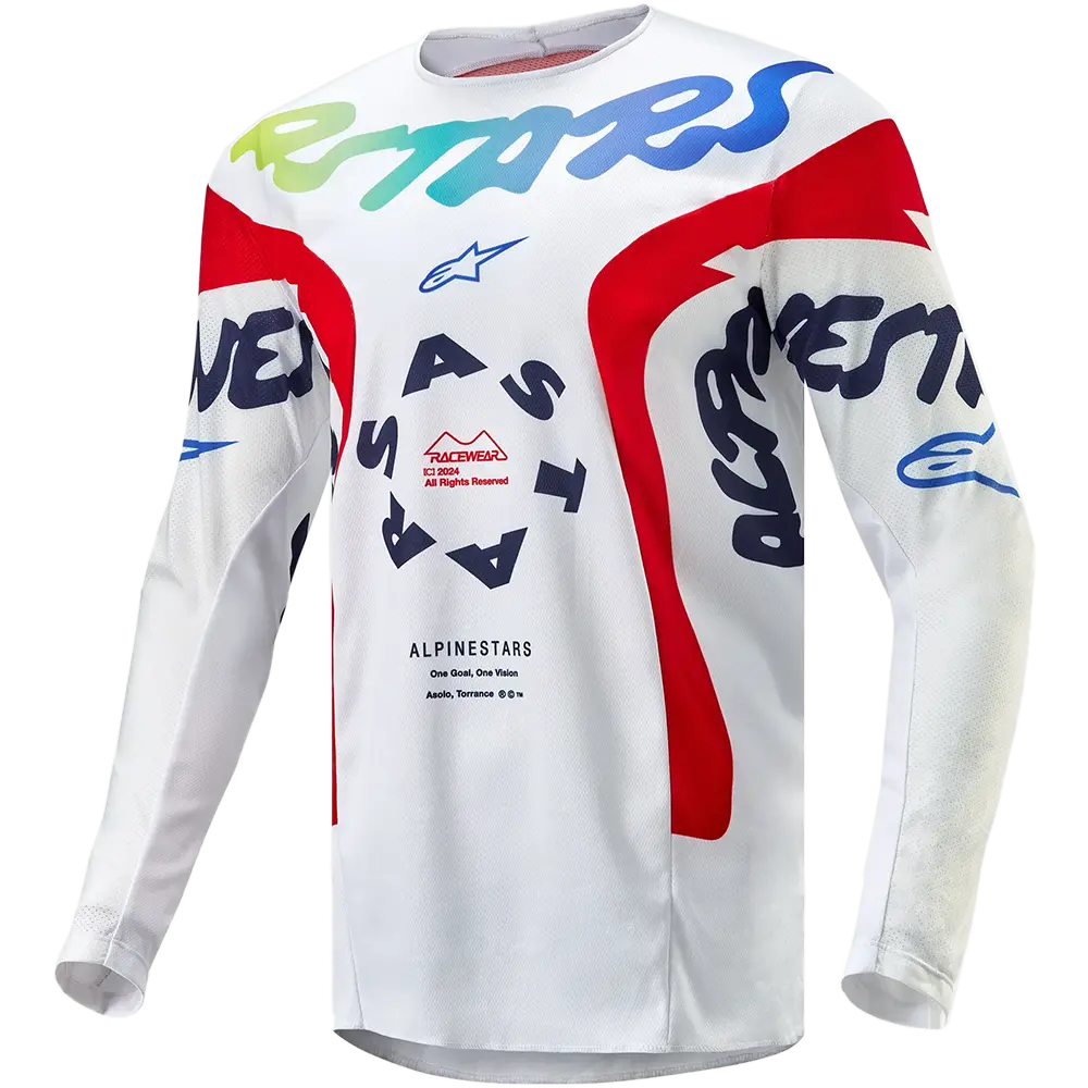 Alpinestars Racer Hana Jersey (White/Multicolour) 1