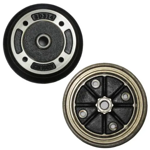 Aftermarket Rear Brake Drum – Fits Kawasaki Mule 2510 / 3000 / 3010 / 3020 / 4000 / 4010 – Replaces Oem 41038‑0035 & 41039‑1336 1
