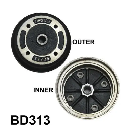 Aftermarket Front Brake Drum – Fits Kawasaki Mule 2510 / 3000 / 3010 / 3020 / 4000 / 4010 – Replaces Oem 41038‑0034, 41038‑1345, 41038‑7501 1