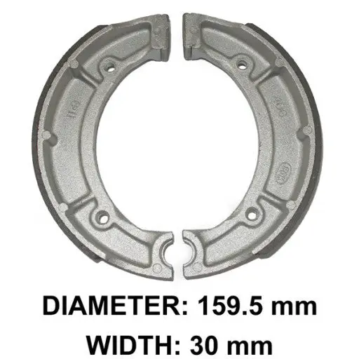 1993-1999 & 2003 Yamaha Yfm 400 Kodiak Rear Brake Shoes & Springs 1