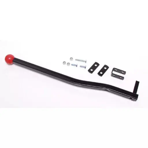 Universal 19" Atv Hand Shifter – Square Tube Steel Foot‑To‑Hand Shift Conversion Lever – Clamp‑On Bolt‑On Design 1