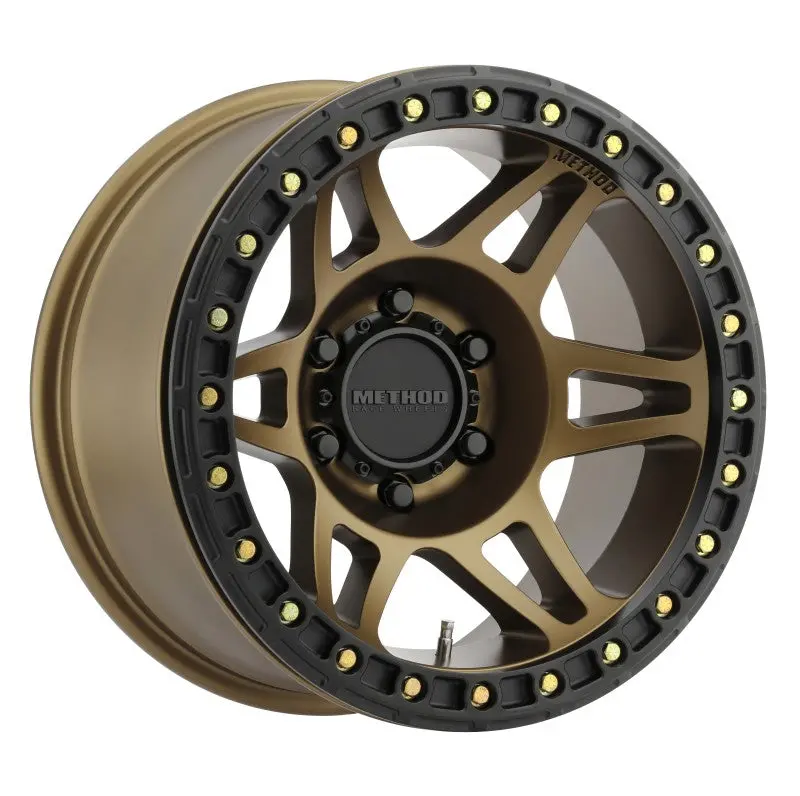 Method | Mr106 Beadlock 17X9 -44Mm Offset 5X5 71.5Mm Cb Method | Bronze W/Bh-H24125 Wheel 1