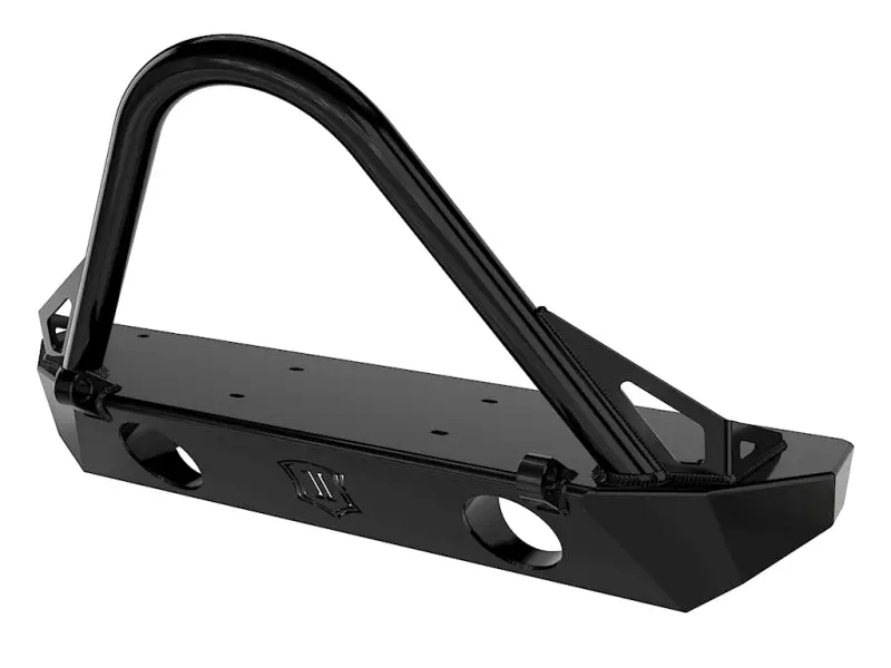 Icon 07-18 Jeep Wrangler Jk Comp Series Front Bumper W/Fogs/Stinger/Tabs 1