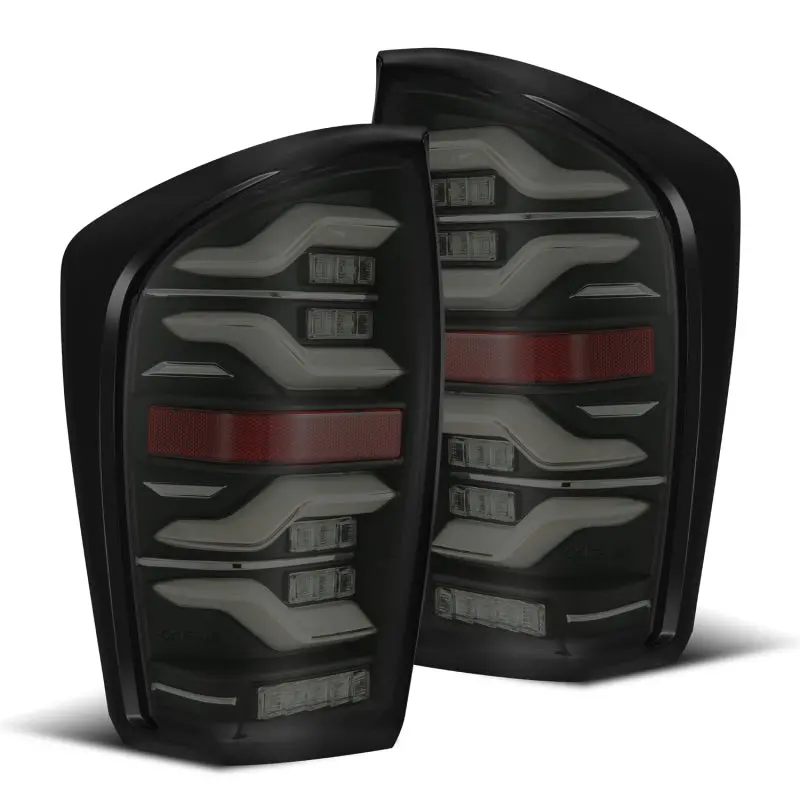 Alpharex 16-21 Toyota Tacomaluxx Led Taillights Blk W/Activ Light/Seq Signal 1