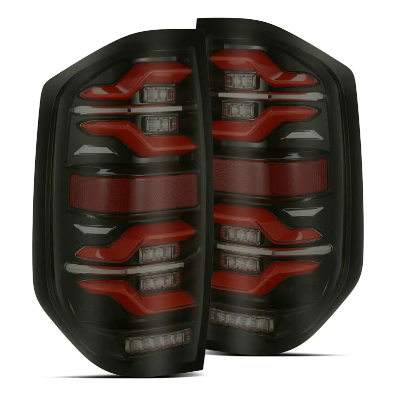 Alpharex 14-21 Toyota Tundra Luxx Led Taillights Black/Red W/Activ Light/Seq Signal 1