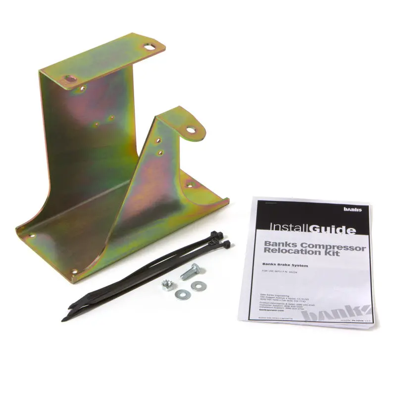 Banks Power | 2001-2004 Gm 2500 / 3500 6.6L Duramax Exhaust Brake Compressor Relocation Kit *Discontinued* 1