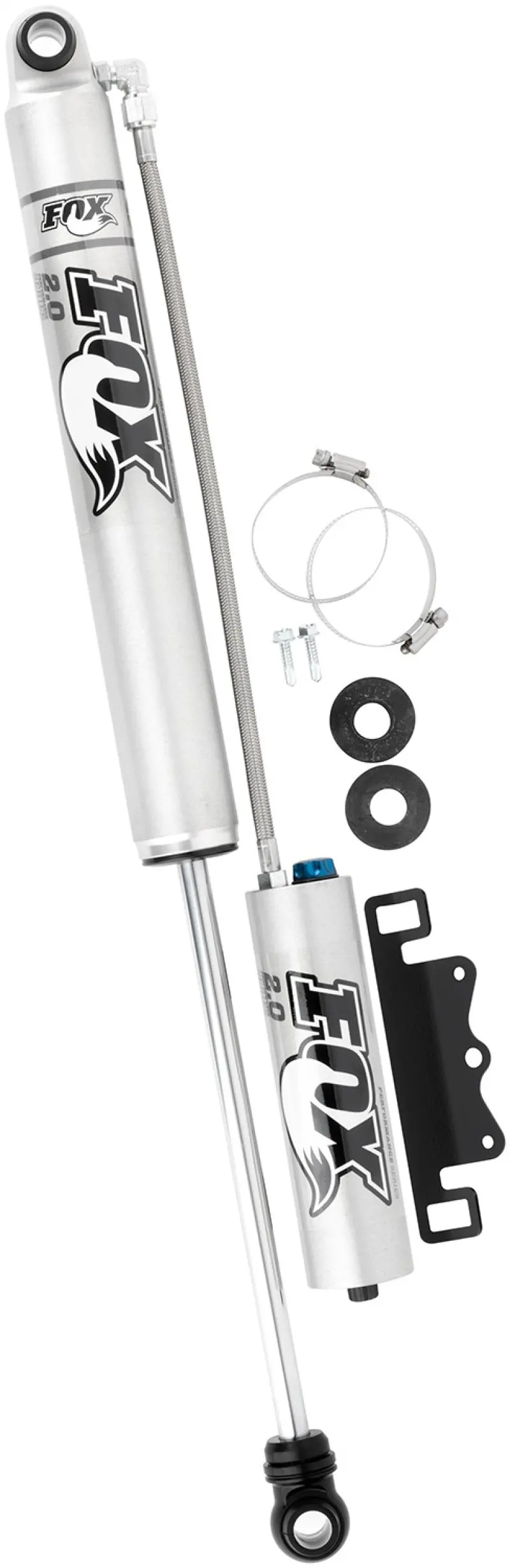 Fox | 1988-1997 Y60 / 1998-2019 Y61 Nissan Patrol 2.0 Performance Series Smooth Body Reservoir Rear Shock With Adjuster | 3-5.5 Inch Lift 1