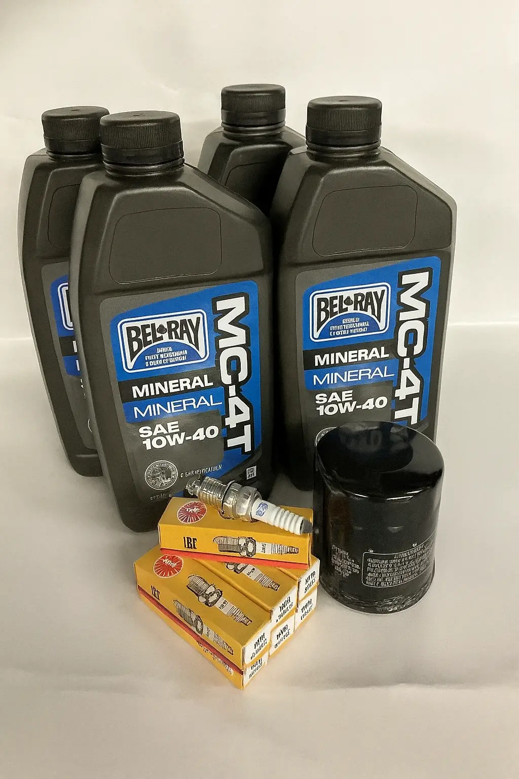 Honda Gl1500 Goldwing Oil Change Tune Up Kit – 1988–2000 – Belray 10W‑40 Made In Usa + Ngk Dpr7ea‑9 + Oil Filter 1