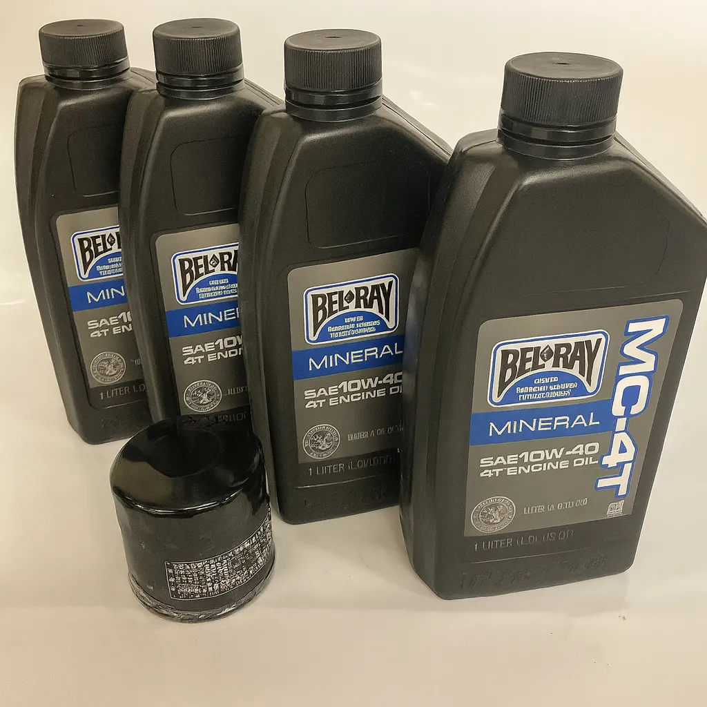 Honda Vt1300 / Vtx1300 / Vtx1800 Oil Change Kit – Bel‑Ray 10W‑40 Made In Usa +Hiflo Oil Filter 1