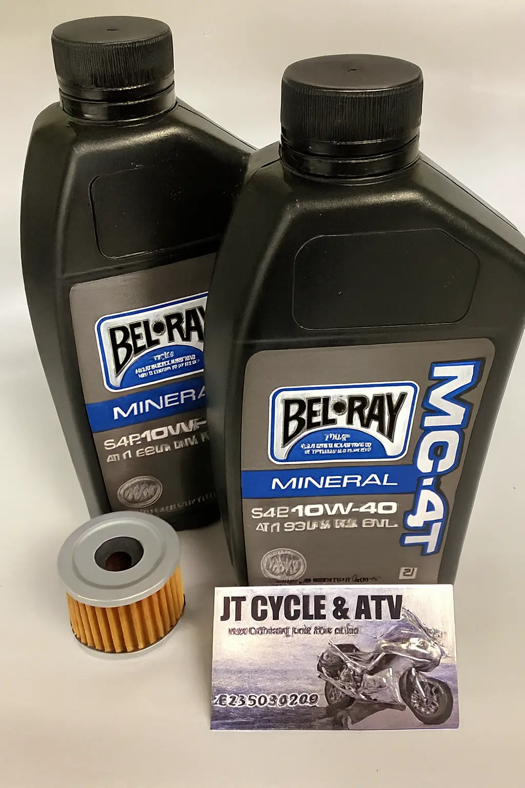 Suzuki Burgman An400 Oil Change Kit – 2007–2023 – Belray 10W‑40 + Premium Hiflo Oil Filter 1