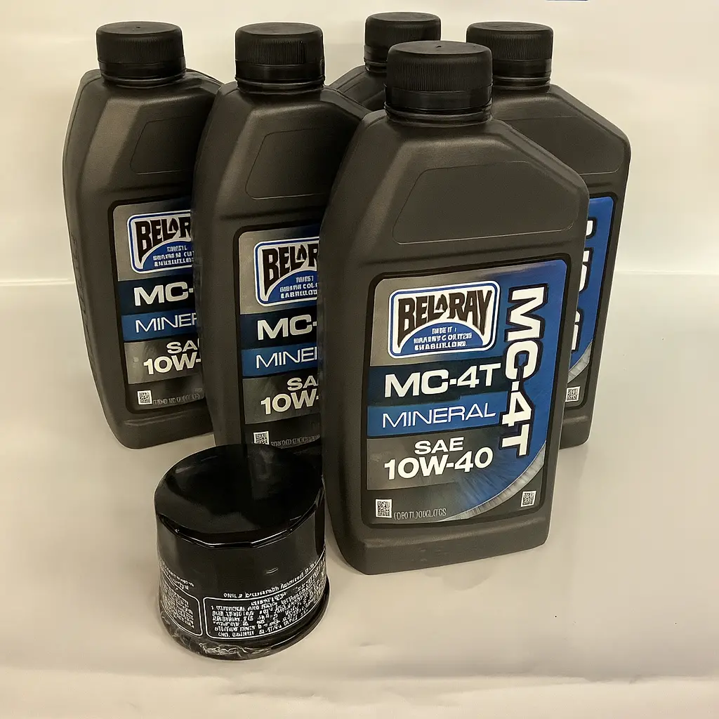 Suzuki Boulevard C50 / C90 / M50 / M90 / S50 / S83 Oil Change Kit – 2005‑Up – Belray 10W‑40 Made In Usa + Premium Hiflo Oil Filter 1