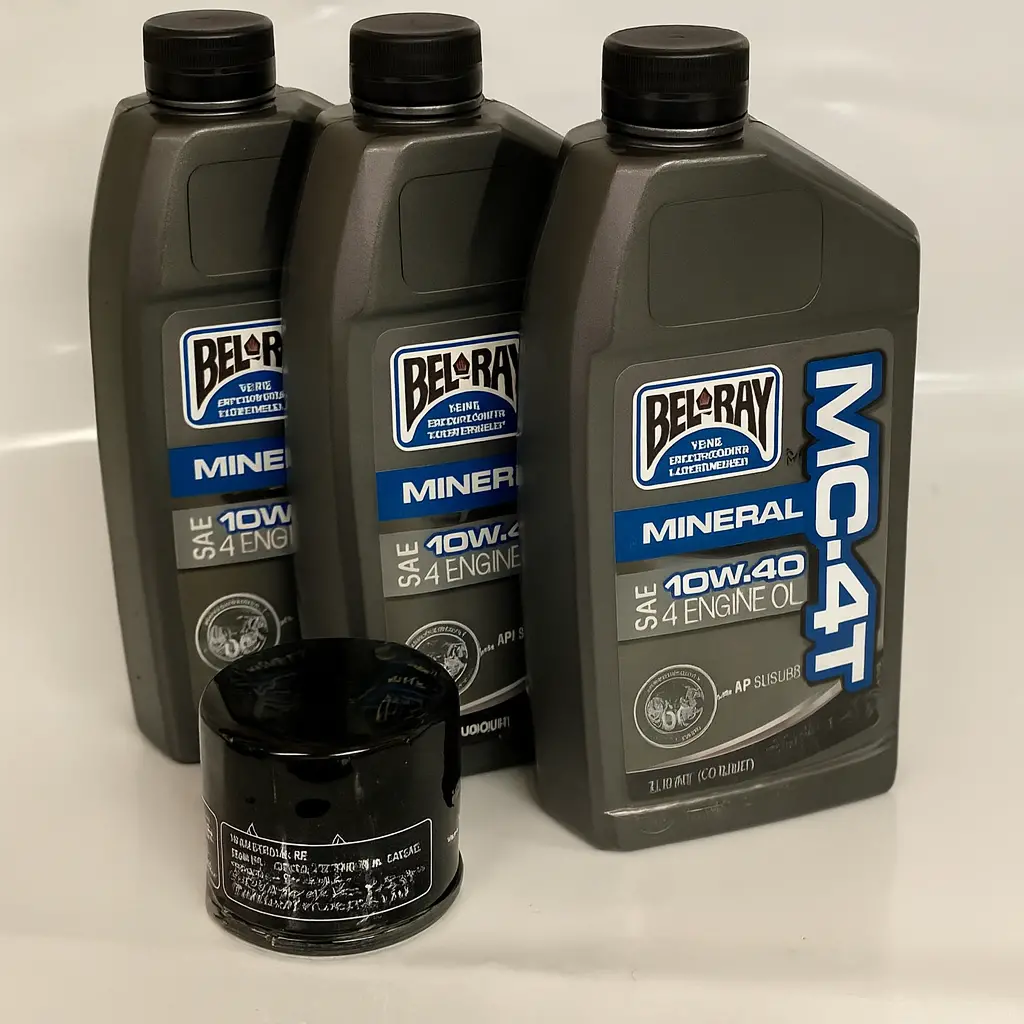 Suzuki Sv650 Oil Change Kit – 1999‑Up – Belray 10W‑40 Made In Usa + Hiflofiltro Oil Filter 1
