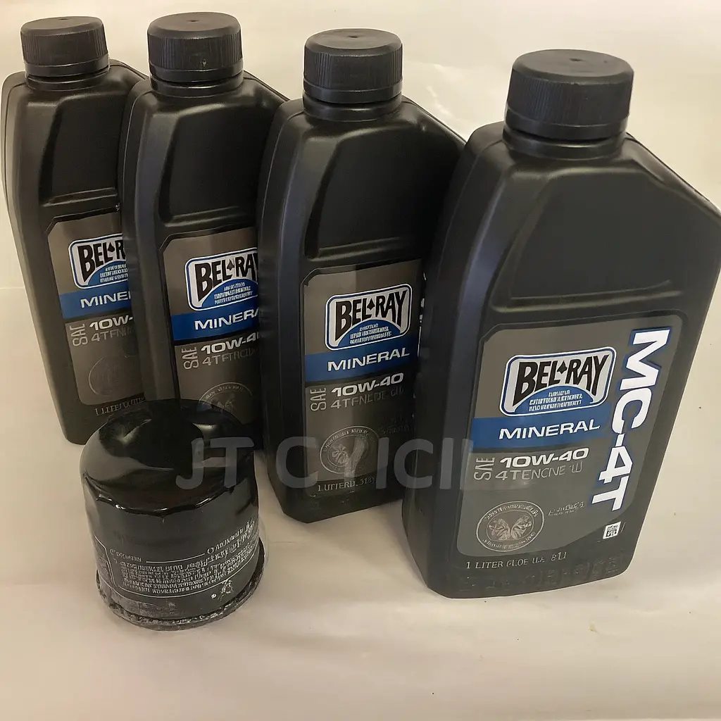 Yamaha V‑Star 950 / V‑Star 1300 / Stryker / Super Ténéré Oil Change Kit – Belray 10W‑40 Made In Usa + Premium Oil Filter 1