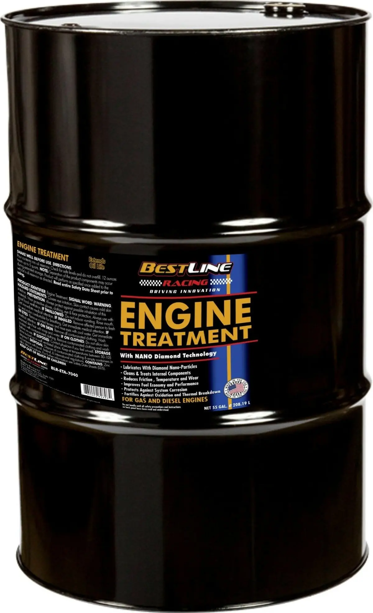 New Hd Diamond Nano-Lube Engine Treatment - 55 Gallons - By Bestline Racing 1