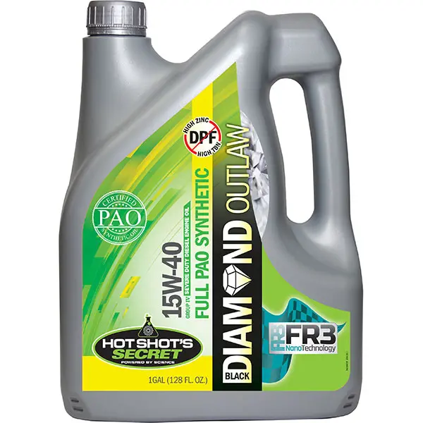 Hot Shot's Secret | Black Diamond Outlaw Full Synthetic 15W-40 Engine Oil - 1 Gallon 1