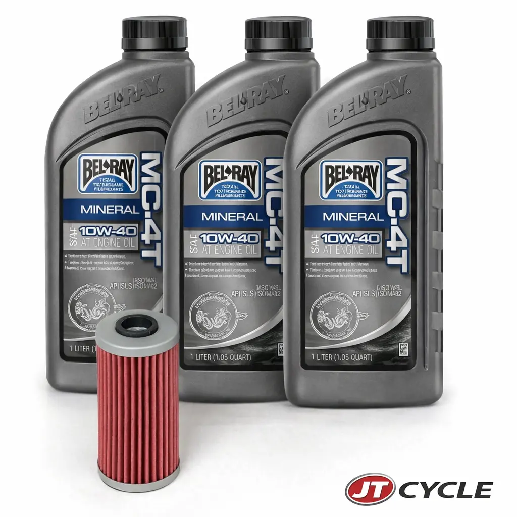 Bmw R45 R50 R60 R65 R75 R80 R90 R100 Oil Change Kit Belray 10W-40 Hiflo Oil Filter 1