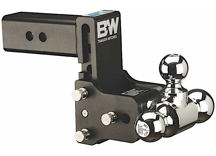 B&W Trailer Hitches Tow & Stow Adjustable Trailer Hitch Ball Mount - Ts20048b 1