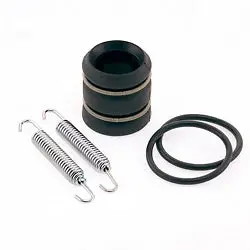 Yamaha Yz125 / Yz125x Exhaust Coupler Kit – O‑Rings + Pipe Springs + Muffler Flange Rubber – Expansion Chamber Seal Set 1