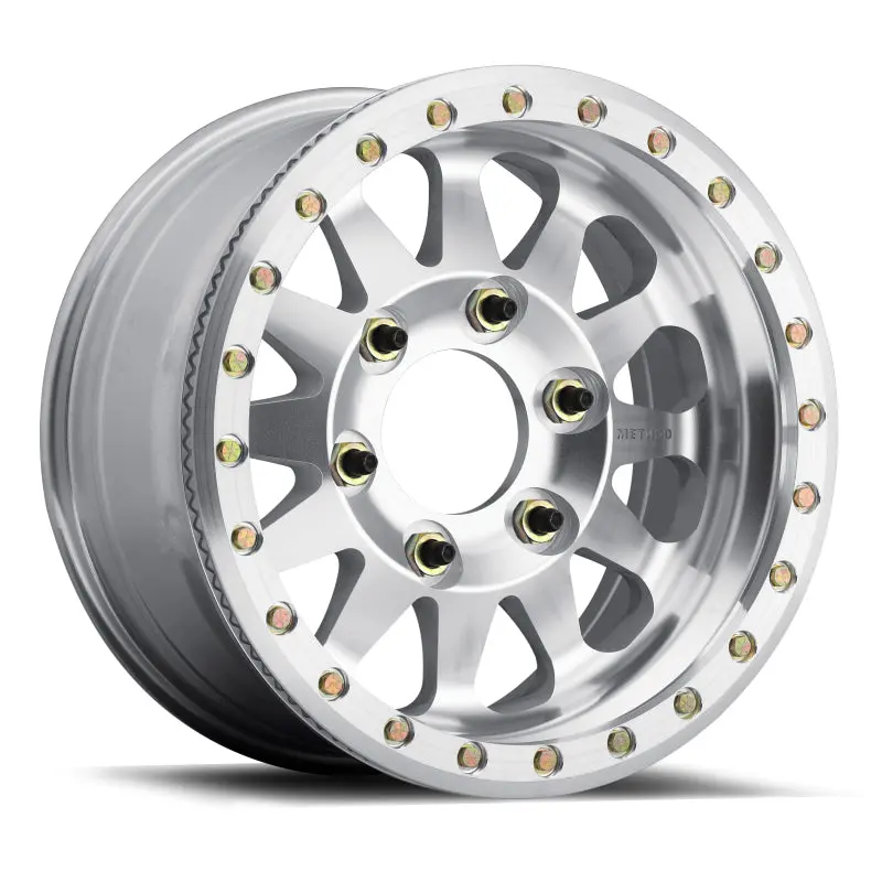 Method | Mr101 Beadlock 17X9 -12Mm Offset 6X5.5 108Mm Cb Raw Machined W/Bh-H24125 Wheel 1