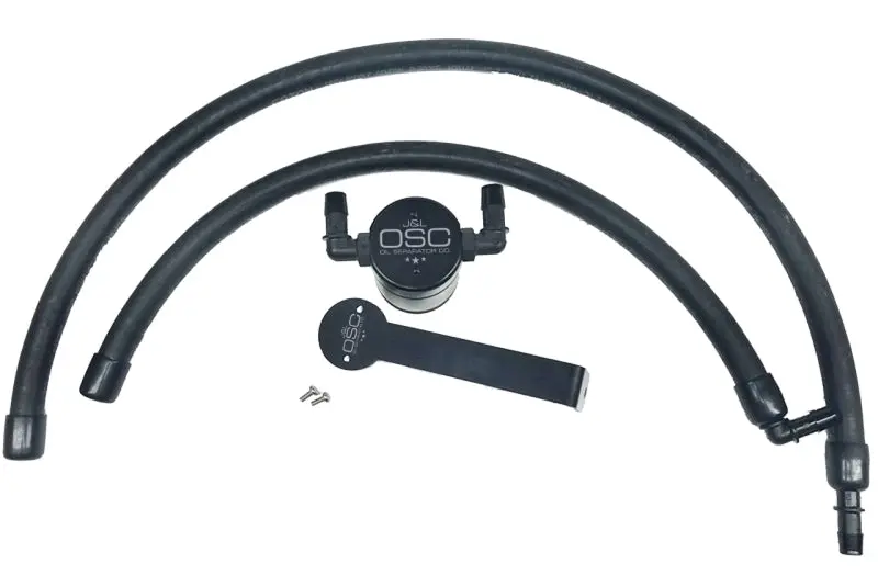 J&L | 2009-2018 Dodge Ram 1500 Classic 5.7L Passenger Side Oil Separator 3.0 - Black Anodized 1
