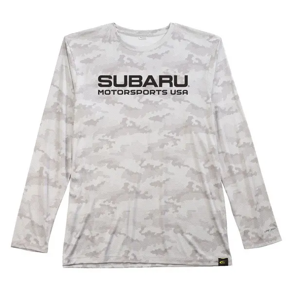 Subaru Motorsports Usa | Spf 50 Performance Shirt | Aluminum 1