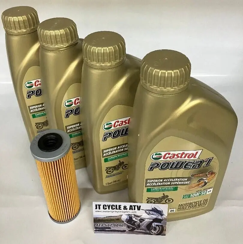 Full Synthetic Oil Change Kit For Ducati 899 959 1103 1199 1299 Panigale Service Maintenance Tune Up 1