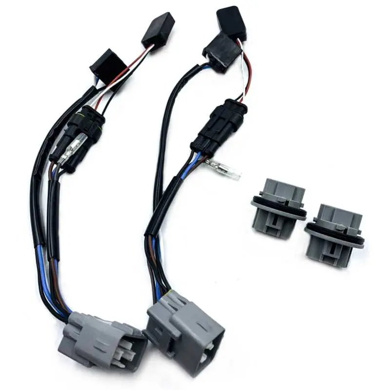 Alpharex 14-20 Toyota Tundra Trd Wiring Adapter Stock Led Headlight To Alpharex Headlight Converter 1