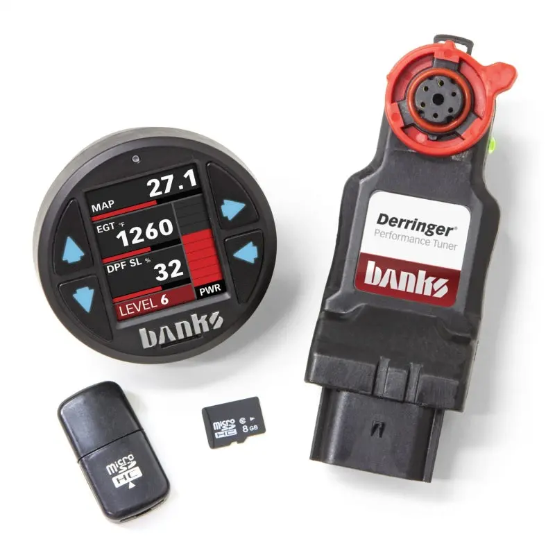 Banks Power | 2017-2019 Gm 2500 6.6L L5p Derringer Tuner (Gen 2) With 1.8In Idash Datamonster 1