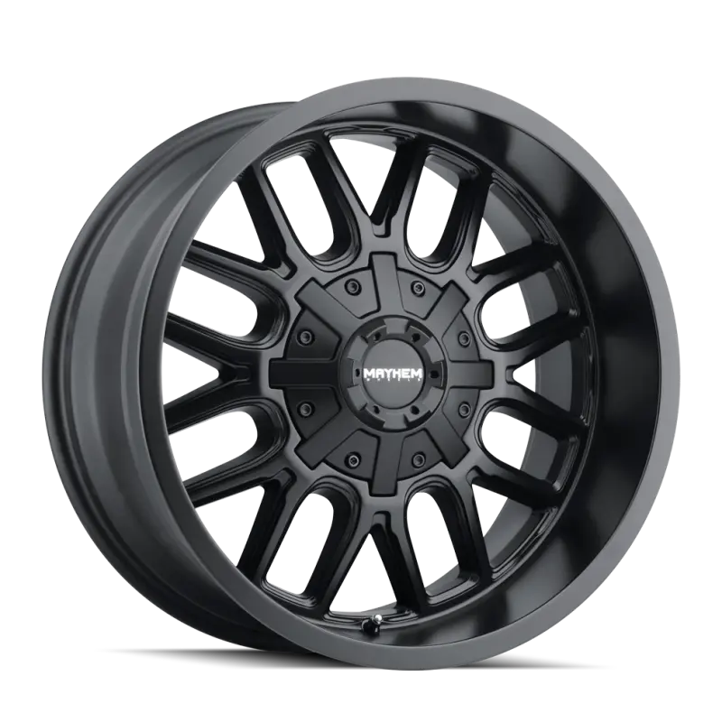 Mayhem 8107 Cogent 20X9 / 8X165.1 Bp / 0Mm Offset / 130.8Mm Hub Matte Black Wheel 1
