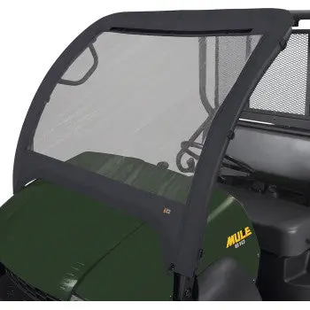 Classic Accessories Instant Vinyl Front Windshield – Fits Kawasaki Mule 600 / 610 / 610 Xc (2005–2015) – Protekx™ Extreme Roll‑Up Windshield 1