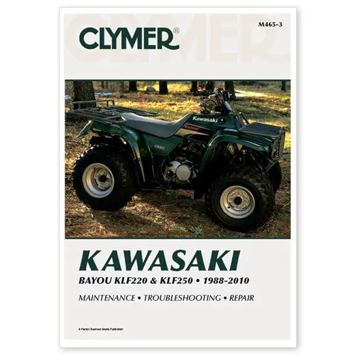 Clymer Service Manual – Kawasaki Bayou Klf220 (1988‑2011) / Klf250 (1988‑2003) 1