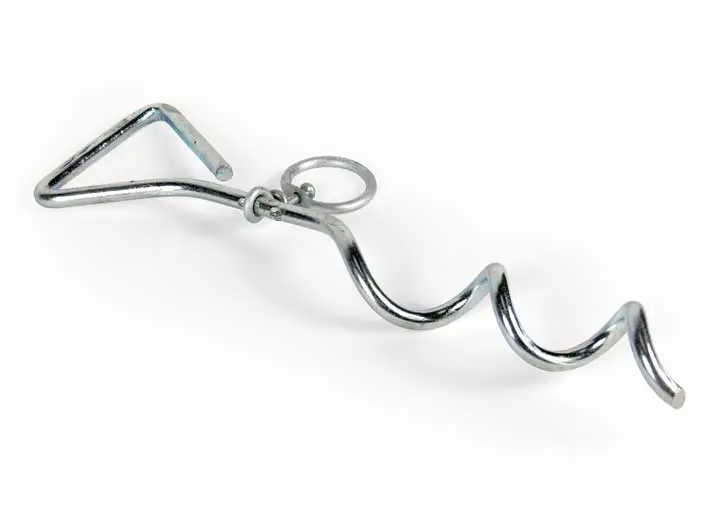 Camco Spiral Pet Anchor, Steel, 1 Count - 42572 1
